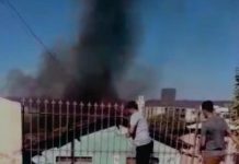 Incêndio destruiu a casa de Sônia