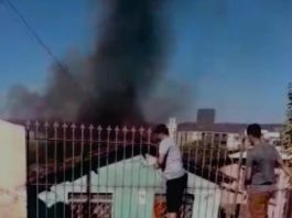 Incêndio destruiu a casa de Sônia