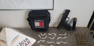 Polícia Militar prende traficante armado no bairro São Francisco, em Itatiaiuçu