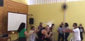 Alta patente: Policiais saem na pancadaria em Vespasiano (vídeo)