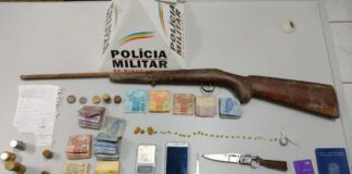 Homem é preso por tráfico de drogas e posse Ilegal de arma de fogo