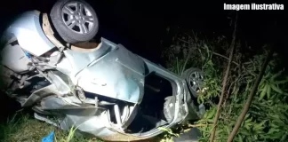 Outros dois capotamentos registrados na região, acidentes ocorreram em Cláudio e Medeiros