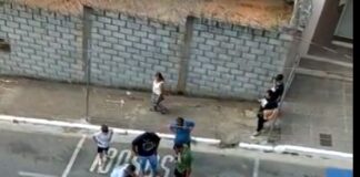 Acidente na Gonçalves Da Guia deixa motociclista ferido