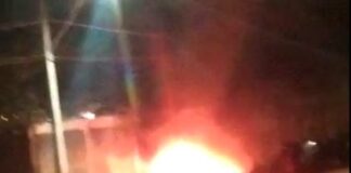 Carros incendiados na Avenida São João (VÍDEO)