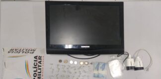 PM prende trio suspeito de furto e ainda um suspeito de tráfico e receptação