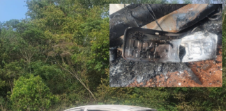 Corpo de motorista de aplicativo encontrado dentro de carro carbonizado aguarda identificação