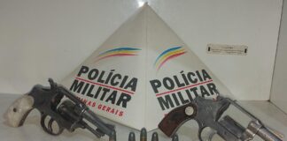 Homem faz falsa denúncia e acaba preso por porte ilegal de armas em Itatiaiuçu