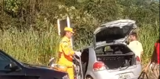 Colisão na MG 431 sentido Pará de Minas mobiliza Bombeiros, SAMU e resgate Aéreo (vídeos)