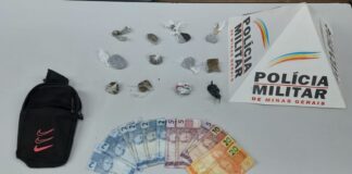 Mais drogas são apreendidas, agora no Bairro Santo Antônio.