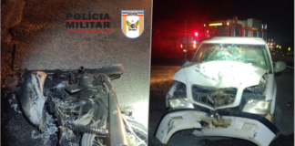 Garoto de 15 anos pilotando moto morre em colisão frontal na MG050