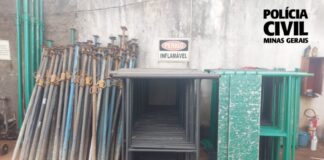 PCMG recupera 120 estacas metálicas em Itatiaiuçu