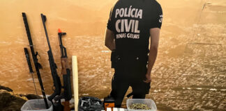 Armas e munições são apreendidas em Itaúna em investigação de violência doméstica