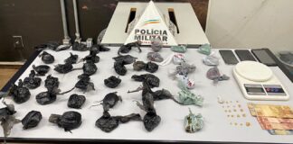 Garoto de 16 anos é pego com quase 40 tabletes de maconha e outras drogas no Parque Jardim Santanense