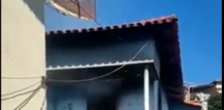 Fogo em residência no bairro Padre Eustáquio