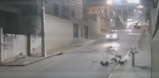 Em grave acidente de bicicleta no bairro Morro do Sol, jovem de 16 anos sofre fratura no braço (Vídeo e imagens)