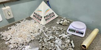 Crack e Maconha em grande quantidade são apreendidos no Bairro São Francisco, em Itatiaiuçu