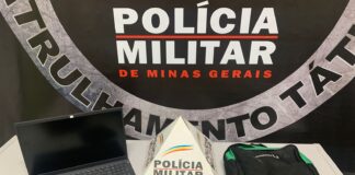 PM prende suspeito de furto e recupera materiais