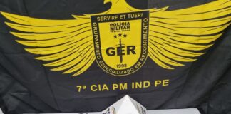 Militares apreendem submetralhadora artesanal, munições e maconha