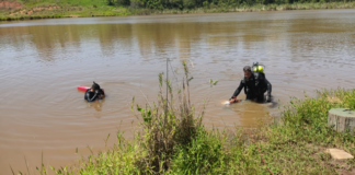 Homem morre afogado na lagoa do Três Marias; o corpo estava a 4 metros de profundidade