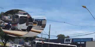 Atualização: Ao aproveitar brecha entre veículos, ônibus colide com moto na Jove Soares, vítima do acidente contesta versão do motorista