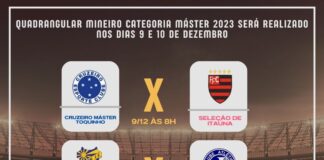 Quadrangular Mineiro Categoria Máster 2023 será realizado nos dias 9 e 10