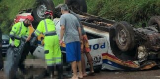 Tenente de 46 anos morre em acidente com viatura na BR 381 em Itatiaiuçu