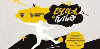 Projeto Escola do Futuro desenvolvido pelo Instituto Galo abre inscrições no próximo dia 18