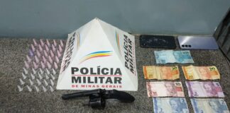 Itatiaiuçu: Operação policial resulta na prisão de um homem e na apreensão de três adolescentes, além de uma arma de fogo e drogas