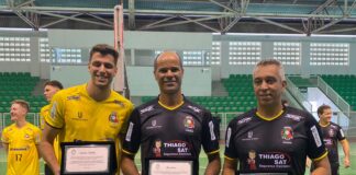 Jogo do André Saliba com os atletas Ronilson e Glaucimar arrecadou 223 quilos de alimentos