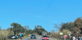 Acidente entre veículos na MG 431 na tarde desta segunda-feira,15