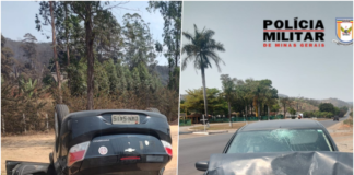 Colisão entre veículos na MG 431 deixa três feridos em Itaúna