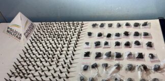 Durante operação policial, PM realiza apreensão de drogas em Itatiaiuçu