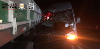 Acidente na MG-050 deixa duas pessoas com ferimentos graves
