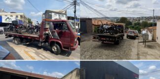 Fase 4 da Operação Grau da PM recolhe motos suspeitas de infração