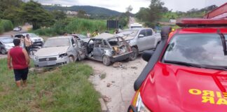 Colisão entre três veículos na MG-050, faz uma vítima fatal em Itaúna