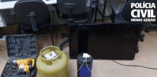 PCMG recupera materiais furtados e prende três homens em Itaúna