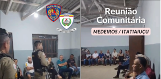 Polícia Militar mantém encontro com comunidade de Medeiros e Rio São João