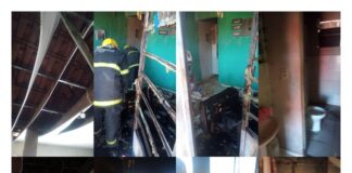 Incêndio atinge residência no bairro Santa Edwiges, em Itaúna