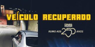 Polícia Militar recupera carro furtado e prende suspeito em Itaúna