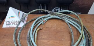 PM prende suspeito de furtar fiação elétrica de prédio no bairro de Lourdes