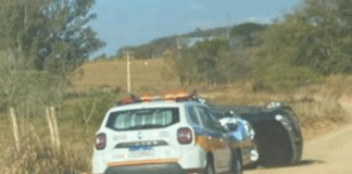 Tragédia na zona rural de Itaúna: um morto em acidente de carro