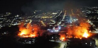 Itaúna registra novo incêndio de grandes proporções, desta vez na MG-050