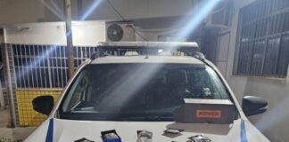 Jovem preso com drogas