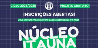 Aulas gratuitas de vôlei e futsal são oferecidas para crianças e adolescentes em Itaúna