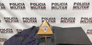 PM age rapidamente e frustra furto a estabelecimento comercial em Itatiaiuçu