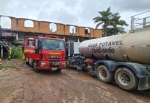 Incêndio atinge antigo restaurante do Posto Candieiro em Itaúna