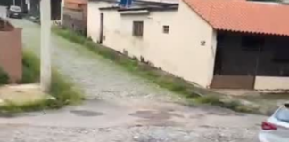 Motociclista fica ferido em acidente na reta de Santanense