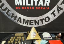 PM prende suspeito por tráfico no bairro Itaunense, em Itaúna