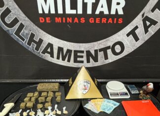 PM prende suspeito por tráfico no bairro Itaunense, em Itaúna