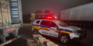 PM impede furto de carga avaliada em R$ 1,1 milhão em Itatiaiuçu
